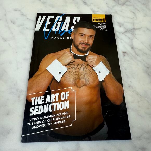 Vegas Vibe Magazine Vinny Guadagnino The Art of Seduction - Picture 1 of 4